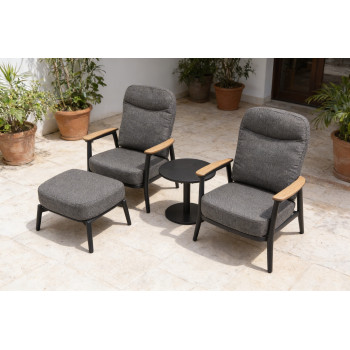 Footrest (with cushion) SKANDI ROSE SK 53G / ANTHRACITE