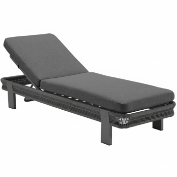 Sunlounger (with cushions) HIGOLD BORROMEO 205451 / BLACK Sunlounger (with cushions) HIGOLD BORROMEO 205451 / BLACK